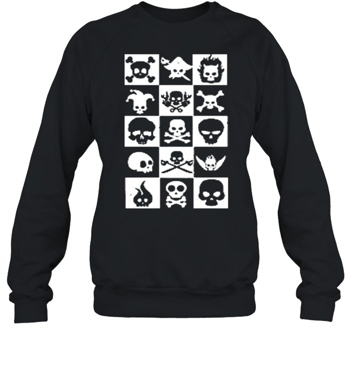 Skull arts of skulls pirate skeleton shirt Unisex Sweatshirt