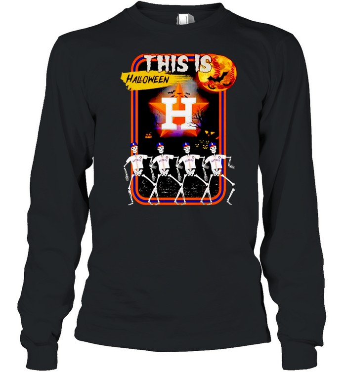 Houston Astros this is Halloween shirt Long Sleeved T-shirt