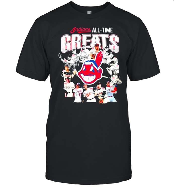 Indians all time greats signatures shirt Classic Men's T-shirt