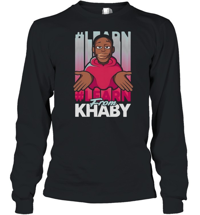 Learn From Khaby Lame T-shirt Long Sleeved T-shirt