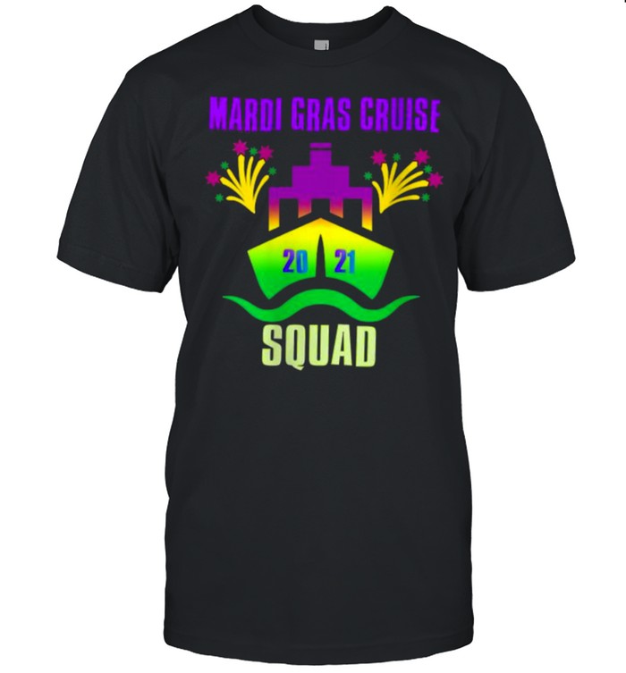 Mardi Gras Cruise Squad 2021Group Matching Outfit T- Classic Men's T-shirt