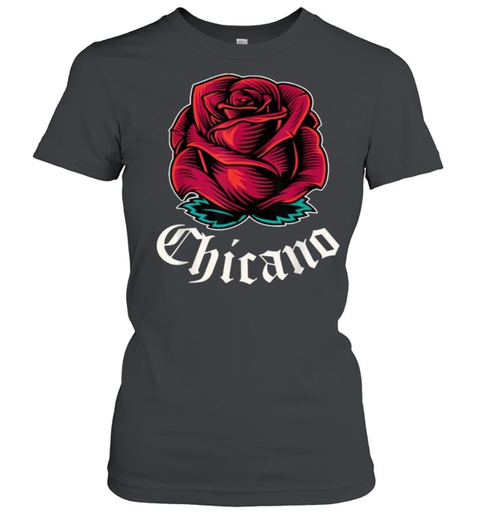 Mexican Pride Apparel Rose Latino Culture Power Chicano T- Classic Women's T-shirt