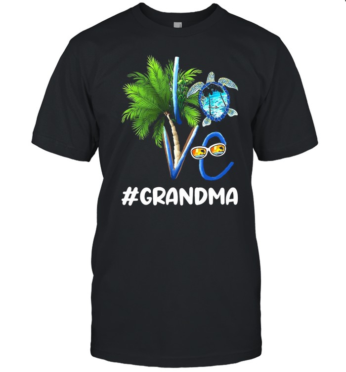 Summer Love Grandma Turtle T-shirt Classic Men's T-shirt