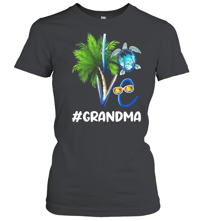 Summer Love Grandma Turtle T-shirt Classic Women's T-shirt