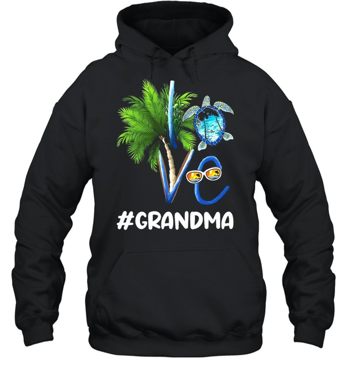 Summer Love Grandma Turtle T-shirt Unisex Hoodie