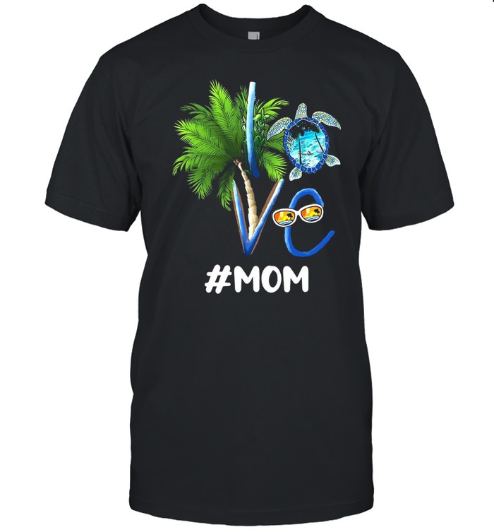 Summer Love Mom Turtle T-shirt Classic Men's T-shirt