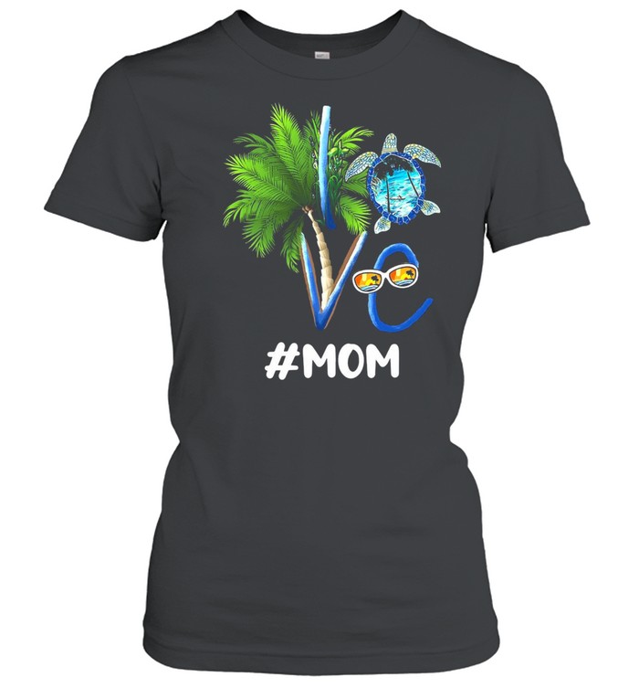 Summer Love Mom Turtle T-shirt Classic Women's T-shirt