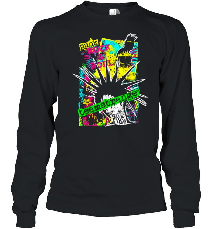 Teamstrange Punk Rock & Roll Oi Rocking Design T- Long Sleeved T-shirt