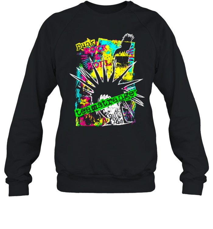 Teamstrange Punk Rock & Roll Oi Rocking Design T- Unisex Sweatshirt