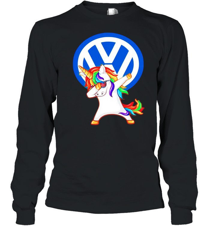 Unicorn dabbing Volkswagen Speed Addict shirt Long Sleeved T-shirt