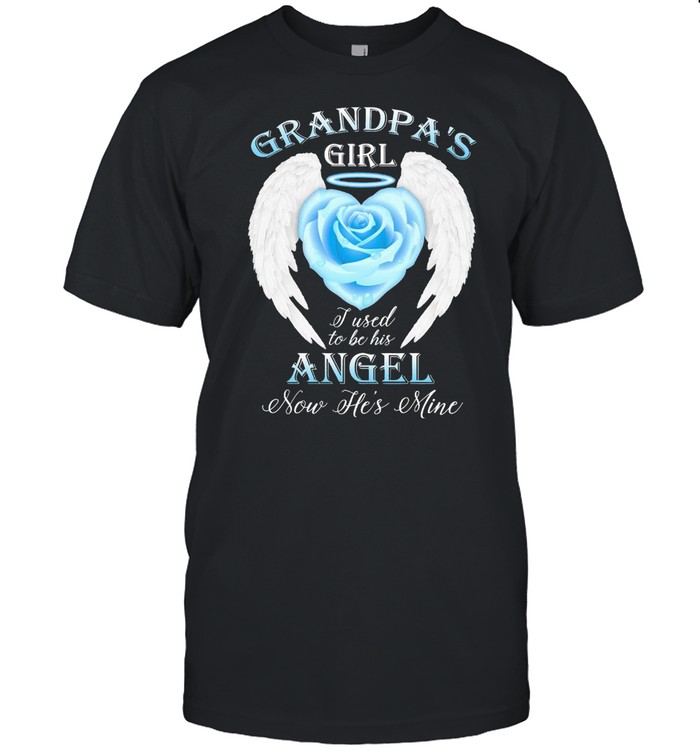 Grandpas girl I used to be his angel now hes mine shirt Classic Men's T-shirt