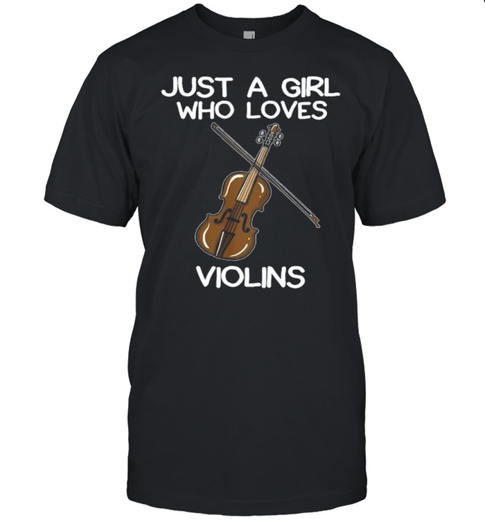 Just a girl who loves violins shirt Classic Men's T-shirt