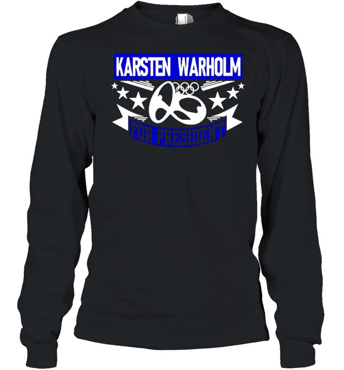 Karsten Warholm for president Tokyo Olympics shirt Long Sleeved T-shirt