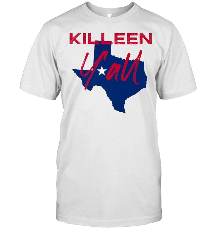 Killeen Texas Y’all TX Pride State Map T- Classic Men's T-shirt