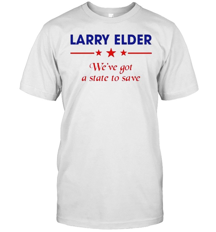 Larry Elder we’ve got a state to save shirt Classic Men's T-shirt