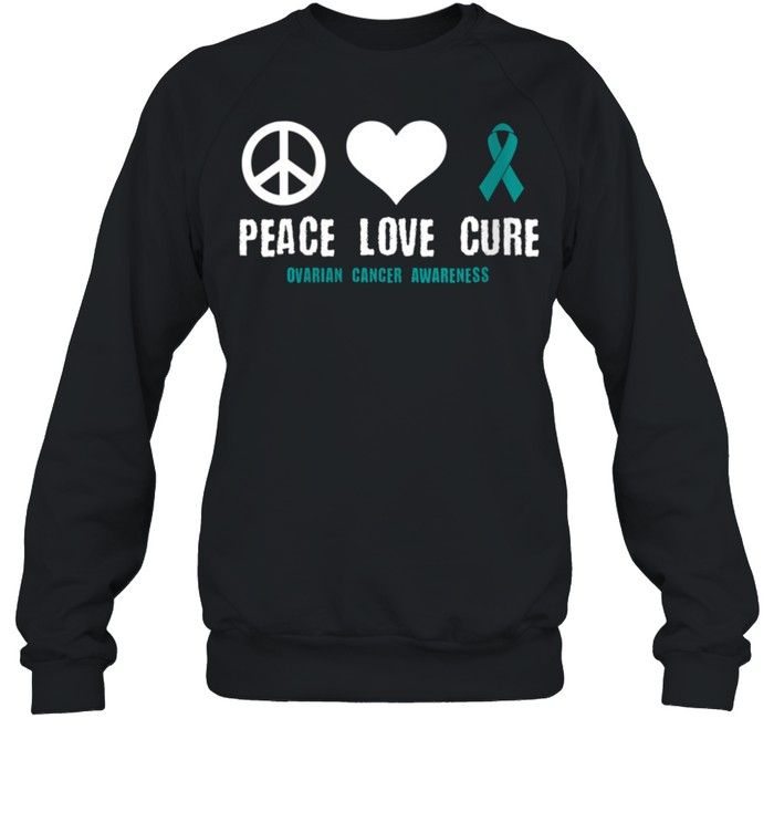 Ovarian Cancer Awareness Gynaecological Cancer Related Famil shirt Unisex Sweatshirt