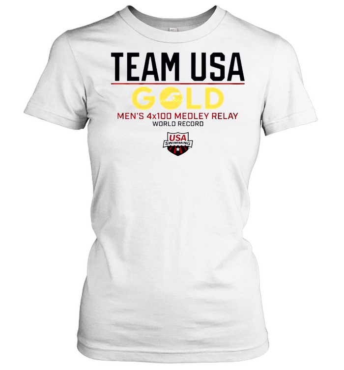 Team USA Gold Men’s 4×100 Medley Relay World Record USA Swimming shirt Classic Women's T-shirt