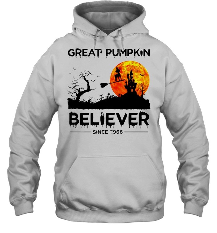 Witch dog great pumpkin believer since 1966 shirt Unisex Hoodie