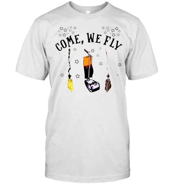 Witch’s Broom come we fly shirt Classic Men's T-shirt