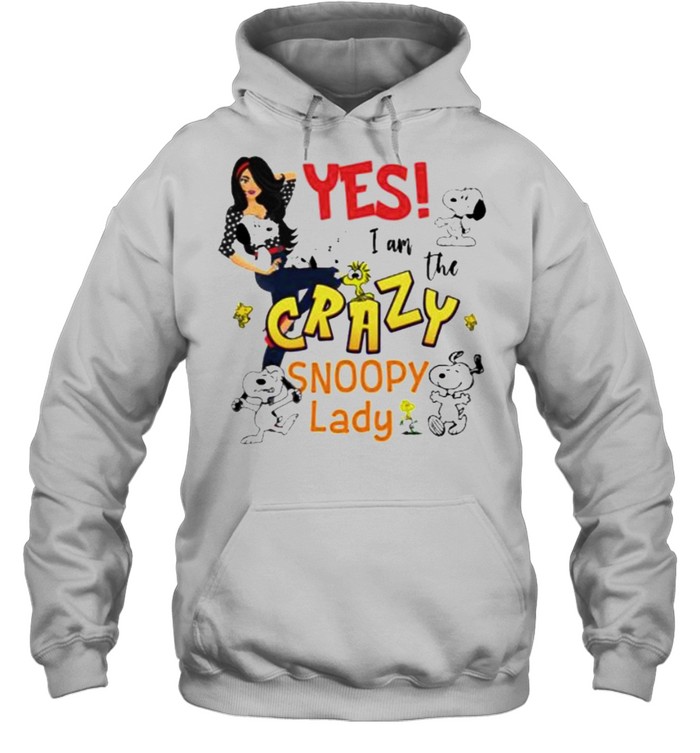 Yes I Am The Crazy Snoopy Lady Unisex Hoodie