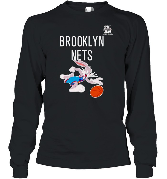 Brooklyn Nets Space Jam 2 Slam shirt Long Sleeved T-shirt