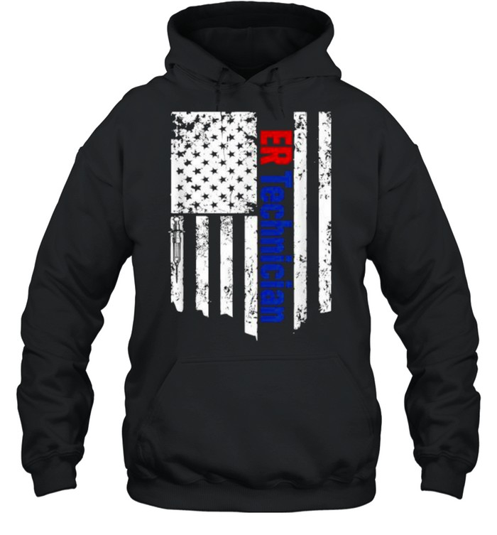 ER Technician Emergency Room Tech T- Unisex Hoodie