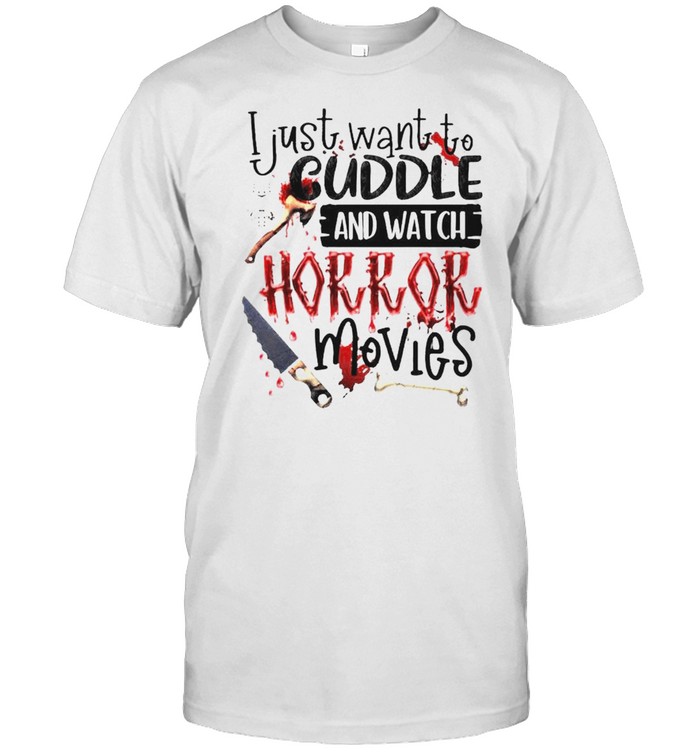 Hocus Pocus I just want to cuddle and watch horror movies shirt Classic Men's T-shirt