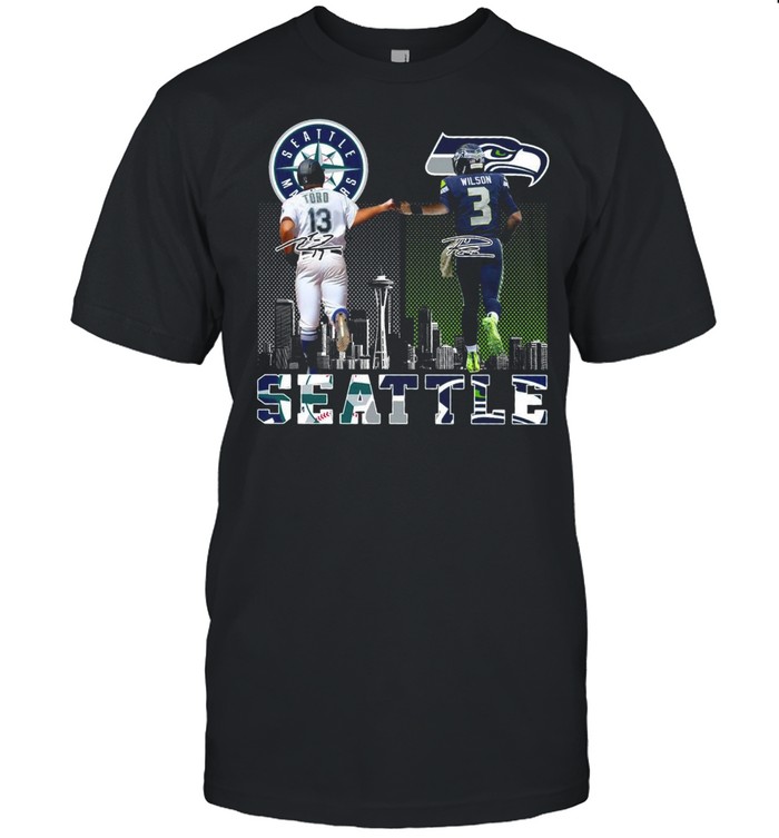 Seattle Seahawks Tord 13 wilson 3 seattle shirt Classic Men's T-shirt