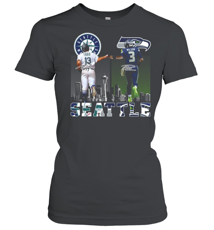 Seattle Seahawks Tord 13 wilson 3 seattle shirt Classic Women's T-shirt