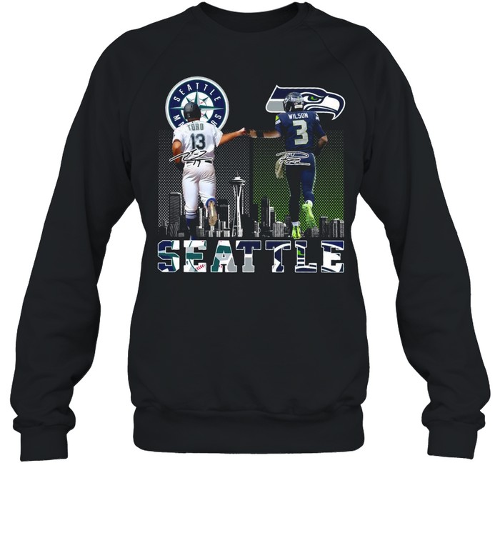 Seattle Seahawks Tord 13 wilson 3 seattle shirt Unisex Sweatshirt