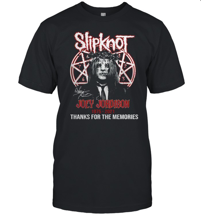 Slipknot joey jordison 1975 2021 thanks for the memories shirt Classic Men's T-shirt