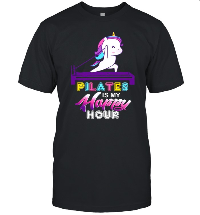 Unicorn Pilates Is My Happy Hour T-shirt Classic Men's T-shirt