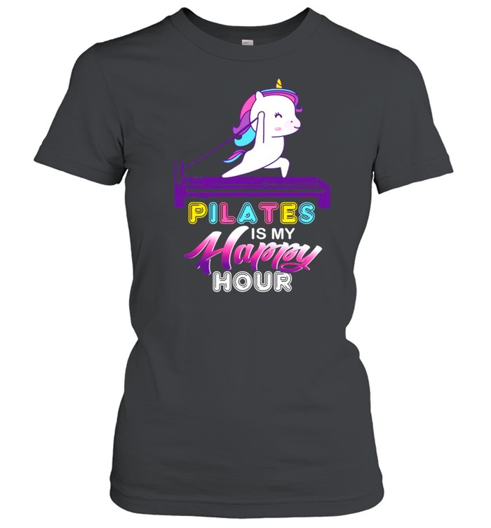 Unicorn Pilates Is My Happy Hour T-shirt Classic Women's T-shirt