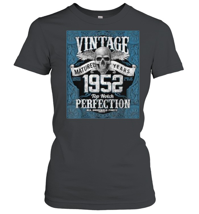 Vintage 1952 Limited Edition 1952 Skull T- Classic Women's T-shirt