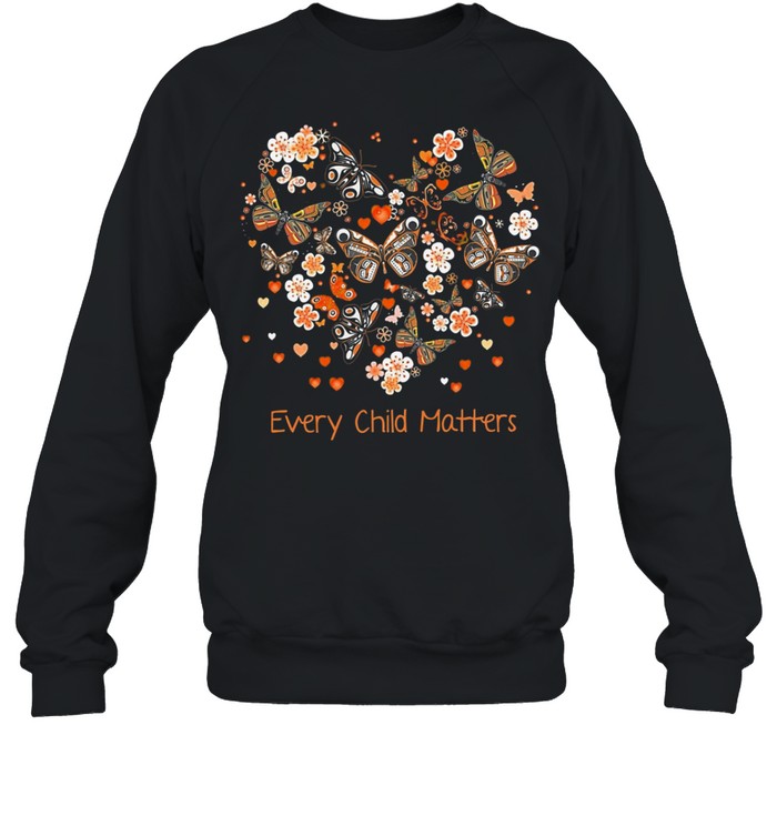 Butterfly Every child matters shirt Unisex Sweatshirt