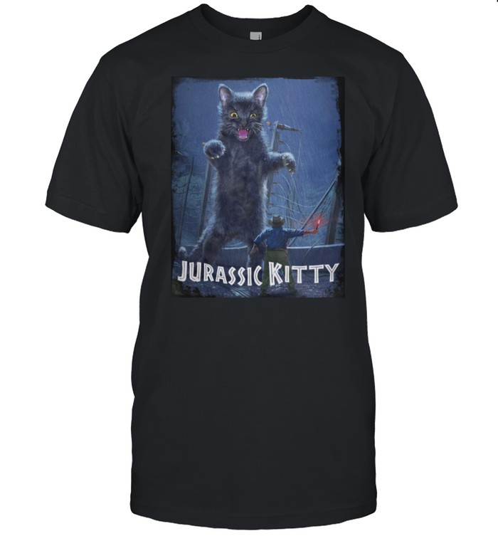 Cat Jurassic kitty shirt Classic Men's T-shirt