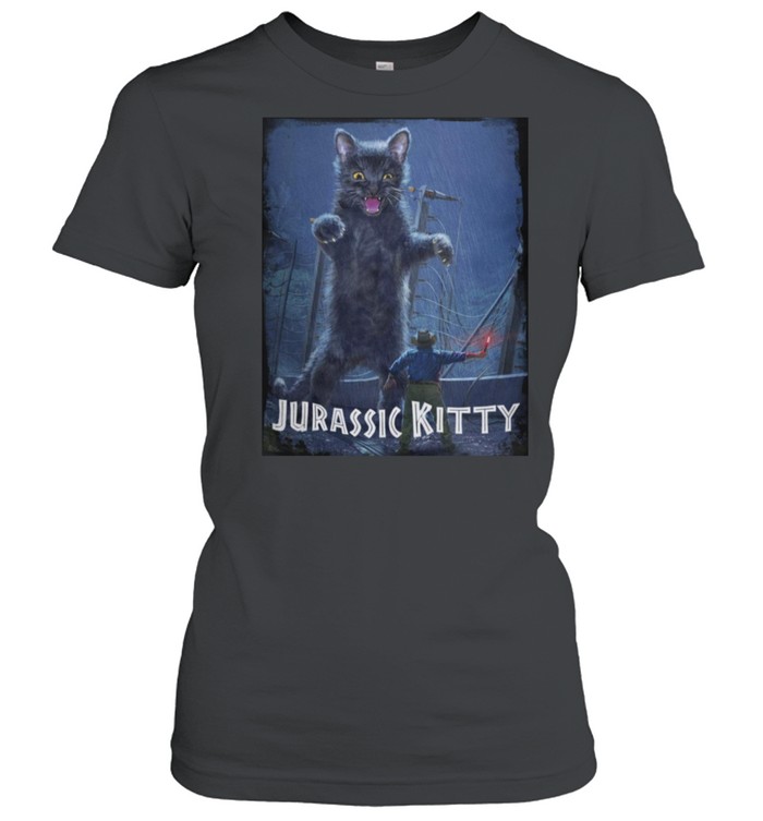 Cat Jurassic kitty shirt Classic Women's T-shirt