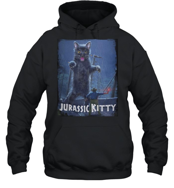 Cat Jurassic kitty shirt Unisex Hoodie