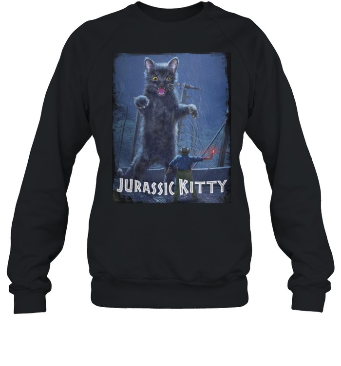 Cat Jurassic kitty shirt Unisex Sweatshirt