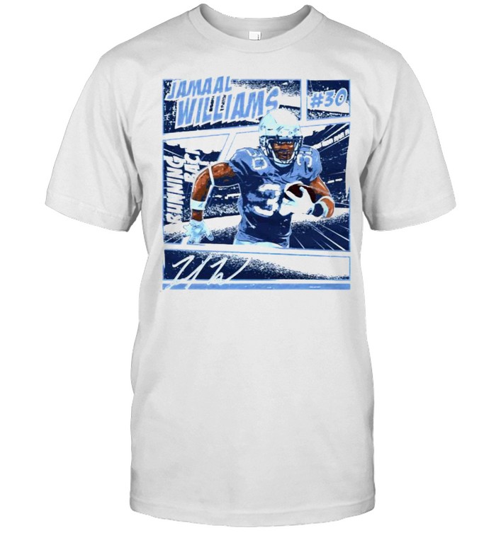 Detroit Football Jamaal Williams #30 Comic shirt Classic Men's T-shirt