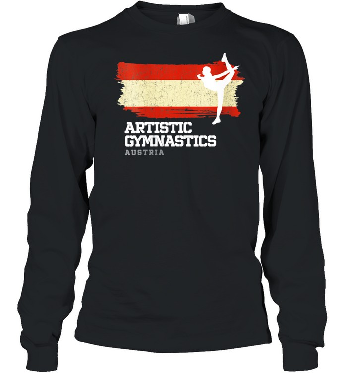 Gymnastics Austria Gymnast Girl Artistic Gymnastics shirt Long Sleeved T-shirt