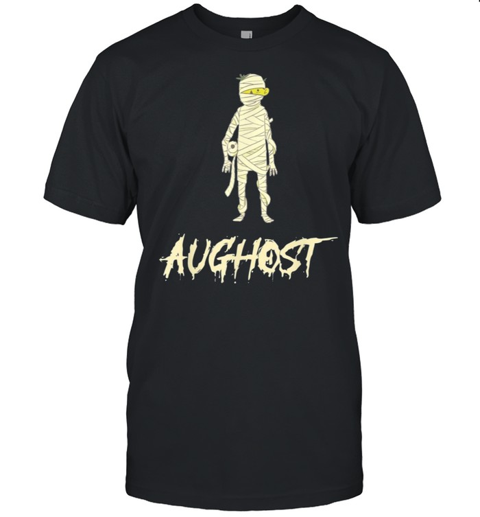 Halloween in August Funny Mummy Halloween AUGHOST shirt Classic Men's T-shirt