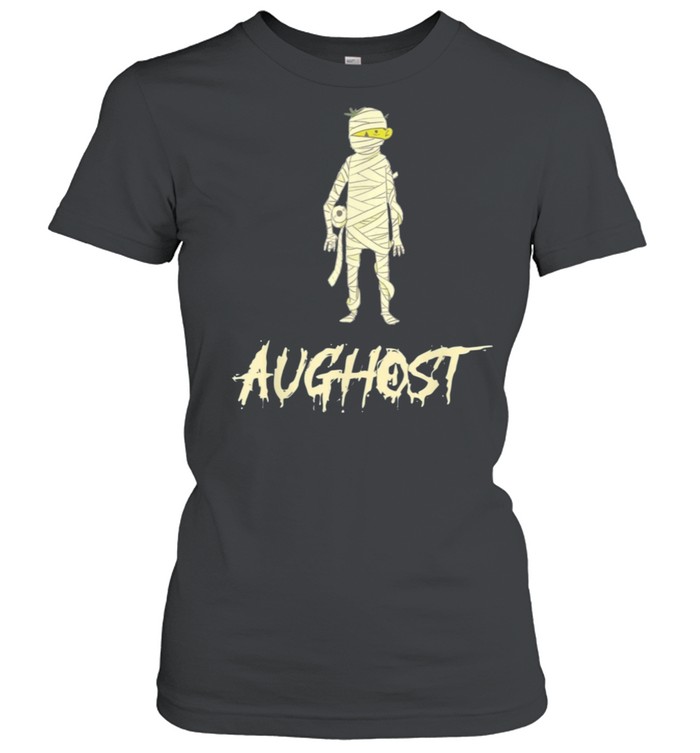 Halloween in August Funny Mummy Halloween AUGHOST shirt Classic Women's T-shirt