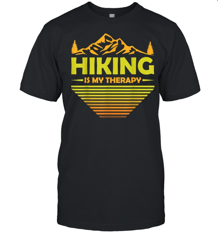 Hiking Is My Therapy shirt Classic Men's T-shirt