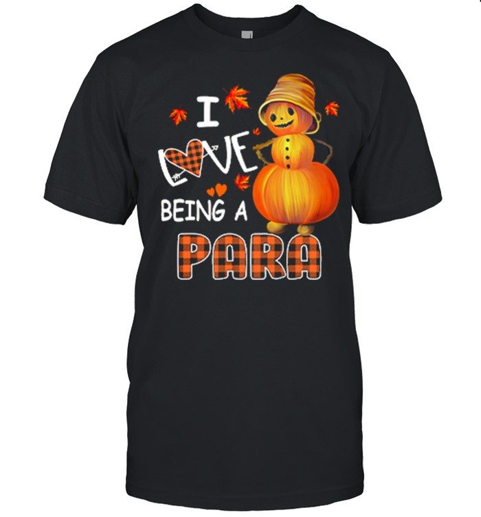 I Love Being A Para Halloween shirt Classic Men's T-shirt