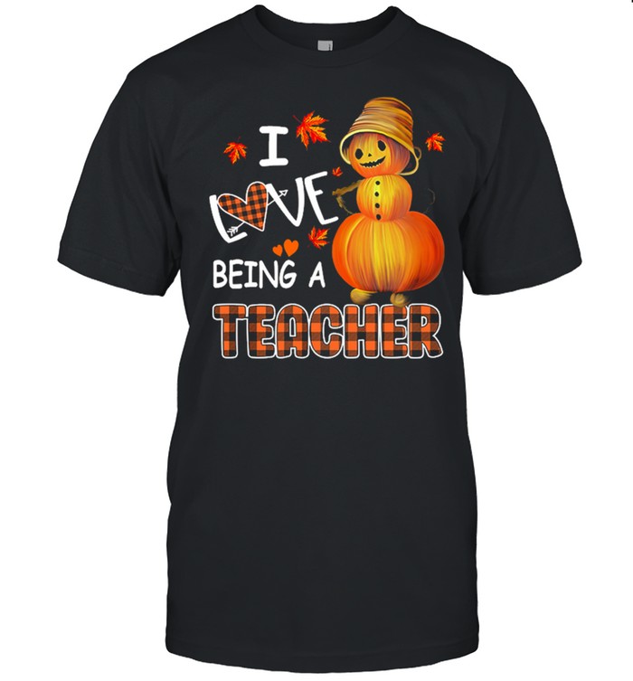 I Love Being A Teacher Halloween shirt Classic Men's T-shirt