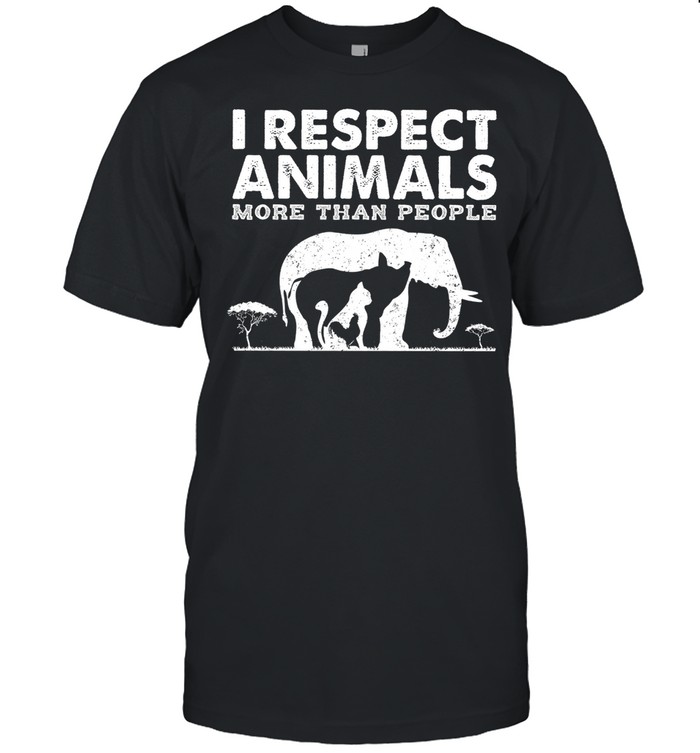 I respect animals more than people shirt Classic Men's T-shirt