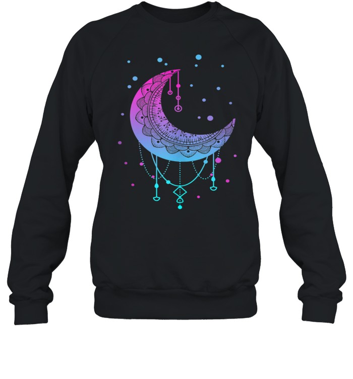 Kawaii Colorful Pastel Goth Moon shirt Unisex Sweatshirt