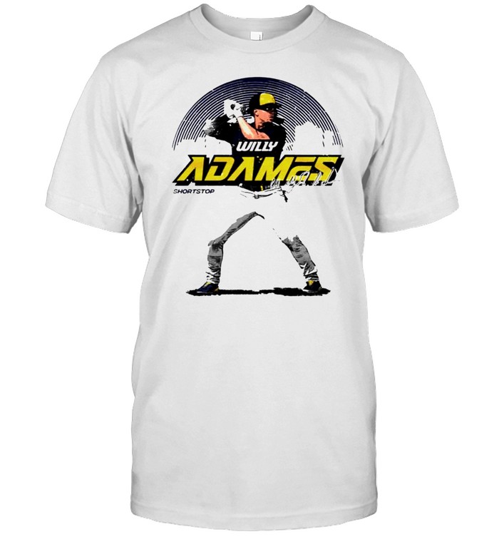 Milwaukee Baseball Willy Adames Skyline signature shirt Classic Men's T-shirt