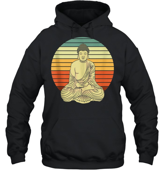 Retro Buddha Spiritual shirt Unisex Hoodie